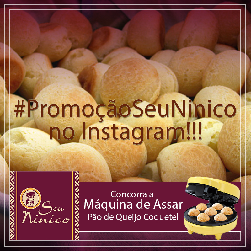 Promoção pão de queijo Seu Ninico no Instagram